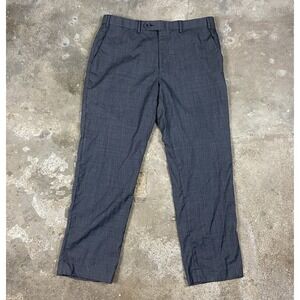 Lauren Ralph Lauren Dress Pants 36x29 Gray Flat Front Straight Leg Fit Business